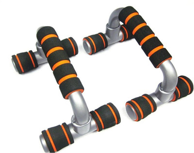 

HSR Push Up Bars Dip Stand Push-up Bar(Orange), Black;orange