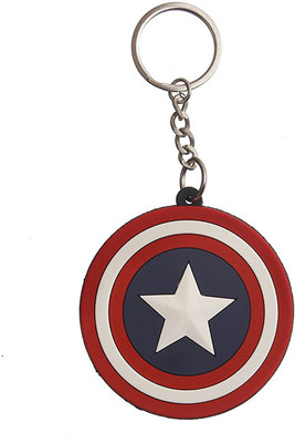 

RB Captian america shield double side Key Chain(Multicolor)