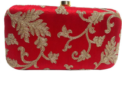 

Arisha kreation Co Party Red Clutch