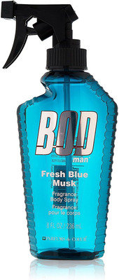

Parfums de Coeur BOD Man Fresh Blue Musk 8 Ounces Body Spray - For Men(236 ml)