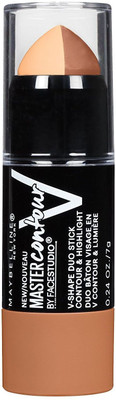 

Maybelline New York Facestudio Master Contour V-Shape Duo Stick, Light, 0.24 Ounce Highlighter(Light)