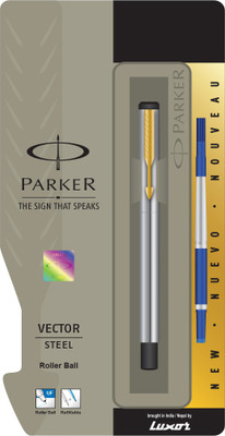 

Parker Vector Stainless Steel GT Roller Ball Pen