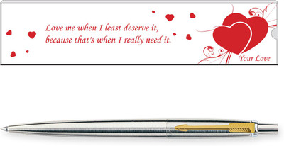 

Parker Jotter Valentine Edition Stainless Steel GT Ball Pen