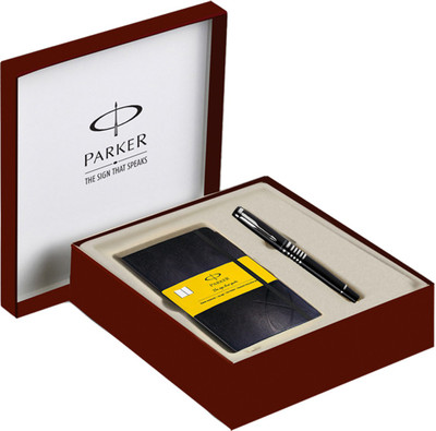 

Parker Ellipse Black CT Roller Ball + Notebook Pen Gift Set