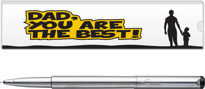 

Parker Vector Stainless Steel CT Roller Ball Pen