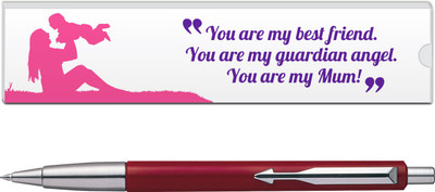 

Parker Vector Std CT Red with Mom Quote-6 Ball Pen