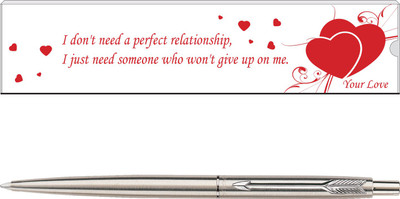 8% OFF on PARKER Classic Valentine Edition Stainless Steel CT Ball Pen 8% OFF on PARKER Classic Valentine Edition Stainless Steel CT Ball Pen