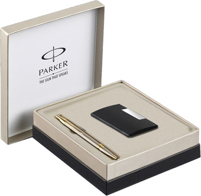 

Parker ODYSSEY BRUSHED METAL GT BP + Card Holder Ball Pen