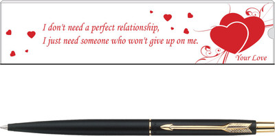 PARKER Classic Valentine Edition Matte Black GT Ball Pen PARKER Classic Valentine Edition Matte Black GT Ball Pen