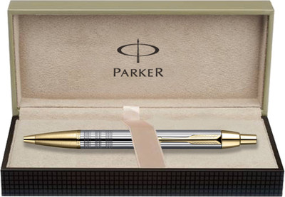 

Parker IM Shiny Chrome Chiselled GT Ball Pen