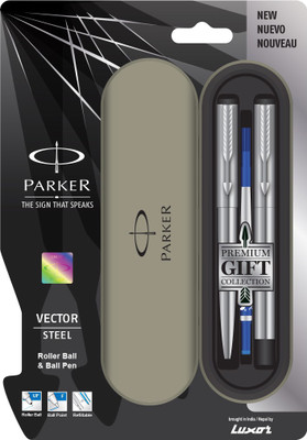 

Parker Vector Stainless Steel CT Pen Gift Set