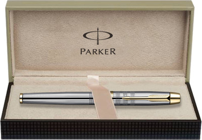 

Parker IM Shiny Chrome Chiselled GT Fountain Pen