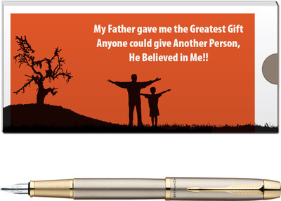 

Parker IM Brushed Metal GT Fountain Pen