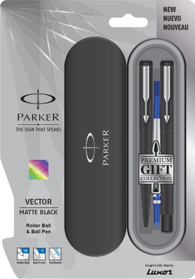 

Parker Vector Matte Black CT (RB) Pen Gift Set