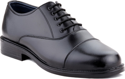 

Zebra Men's FormalLeather Shoe Lace Up For Men(Black