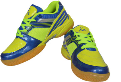 

HDL Badminton Top Badminton Shoes For Men(Green, Yellow, Blue