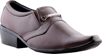 

Zebra Men's FormalLeather Shoe Slip On For Men(Brown