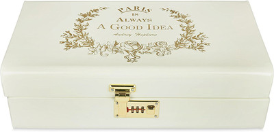 

Elan Metal Trunk(Finish and Fabric Color - Off White)