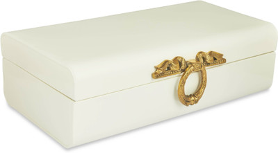 

Elan Metal Trunk(Finish and Fabric Color - Off White)