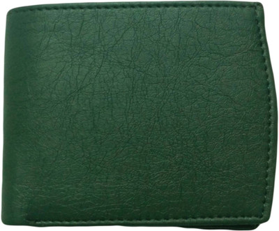 

damler Men Green Artificial Leather Wallet(5 Card Slots), Mehndhi