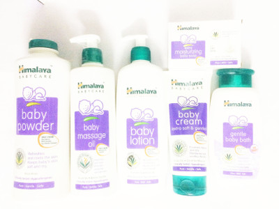 

Himalaya baby powder, baby lotion, baby oil, baby cream, baby bubble bath(White)