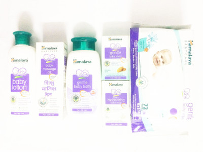 

Himalaya baby wipes, baby oil, baby lotion, baby bubble bath, baby soap(White)