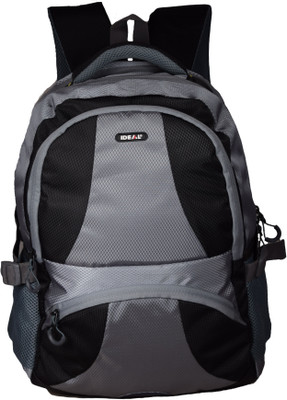 

Ideal Streak 30 Litres 15.6 inch Sleeve College/School Casual 30 L Laptop Backpack(Grey), Grey and black