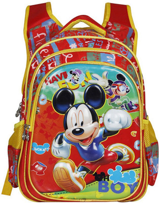 

Disney DM-0020 Have Fun Embossed 3D 21 L Backpack(Red)