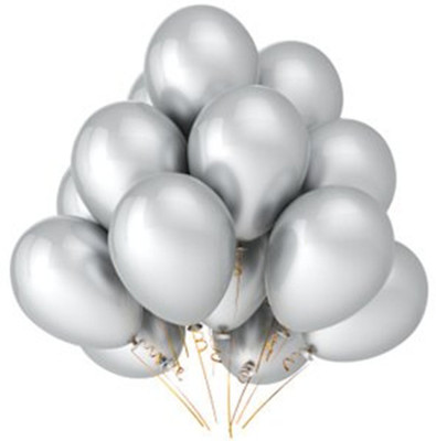 

Shop Online Solid SILVER Balloon(Silver, Pack of 50)