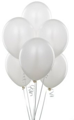 

Shop Online Solid WHITE Balloon(White, Pack of 50)