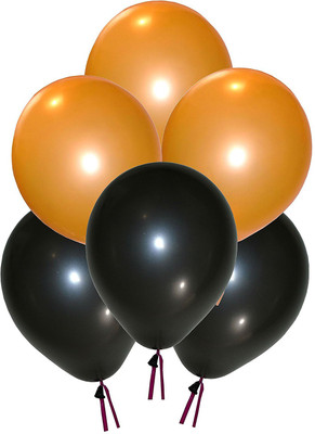 

Shop Online Solid GOLBLC Balloon(Gold, Black, Pack of 50)