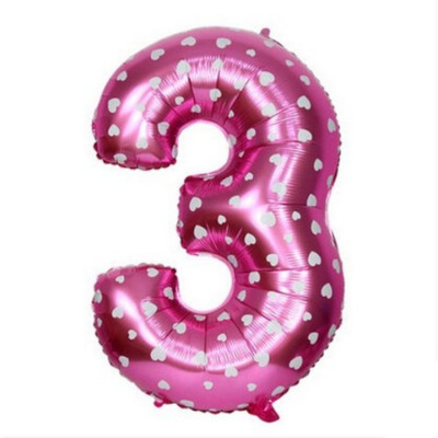 

Smartcraft Printed Number Foil -3 Balloon(Multicolor, Pack of 1)