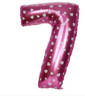 

Smartcraft Printed Number Foil 7 Balloon(Multicolor, Pack of 1)