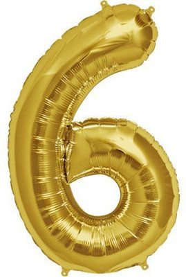 Shop Online Printed FOIL6 Balloon(Gold, Pack of 1)