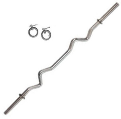 

HOMMER GYM CURL BAR Weight Lifting Bar(Silver)