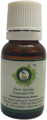 

R V Essential Pure Ajwain Essential Oil 10ml- Trachyspermum Amoni (100% Pure and Natural Therapeutic Grade)(10 ml)