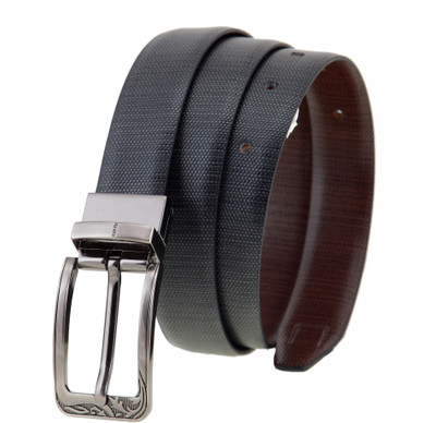 

CANFLY Women Formal, Casual Brown Genuine Leather Reversible Belt, Black