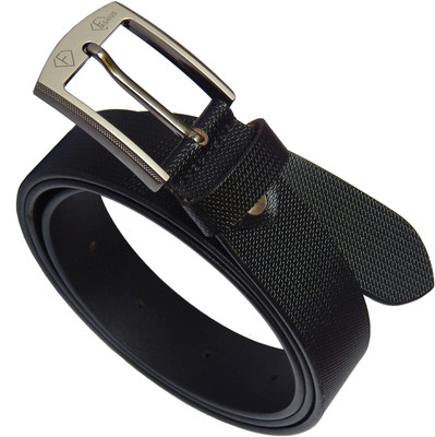

Fashius Men Black Genuine Leather Belt, Black-01