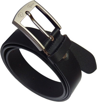 

Fashius Men Black Genuine Leather Belt, Black-01