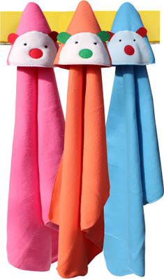 

My NewBorn Plain  Hooded Baby Blanket(Polyester, Maroon, Blue, Red, Blue;maroon;red