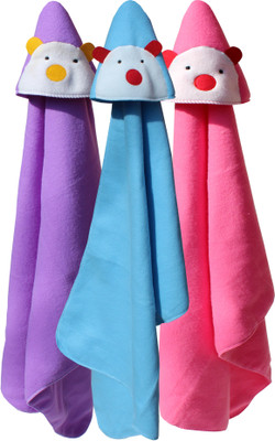 

My NewBorn Plain  Hooded Baby Blanket(Polyester, Purple, Blue, Maroon, Blue;maroon;purple