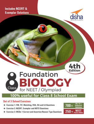 Foundation Biology for NEET/ Olympiad Class 8 - 4th Edition(English, Paperback, Disha Experts)