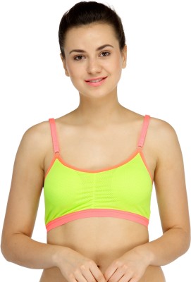 N-gal Women Bralette Lightly Padded Bra(Yellow)