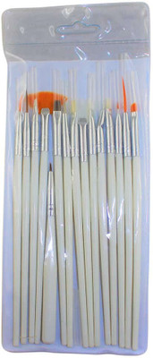 

Ear Lobe & Accessories Nail Art Brush Set(Pack of 15)