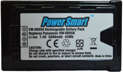 

Power Smart VW-VBD58 7.4V 5800mAh Li-Ion Rechargable For PANSC Camera Lithium-ion(Yes)