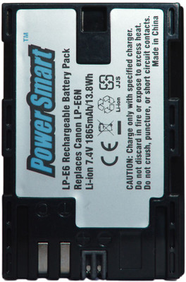 

Power Smart LP-E6N 7.4V 1865mAh Li-Ion Rechargable For CANN Camera Lithium-ion(Yes)