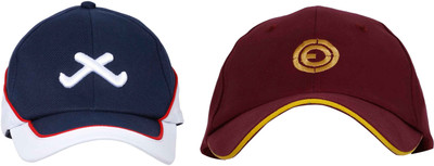 OJASS Embroidered Sports/Regular Cap Cap(Pack of 2)