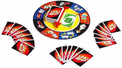 Wishkey UNO SPIN Wheel Card Family Board Game(Multicolor) available at flipkart for Rs.599