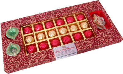 

Jainco Star Chocolates T-Candle Tray Chocolate Gift Pack Caramels(252)