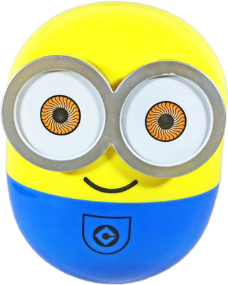 

Babysid Collections Minions Lolly Polly Type Piggy Savings Bank Series Size : 14 x 15 x 18 cm Coin Bank(Yellow, Blue, Silver)